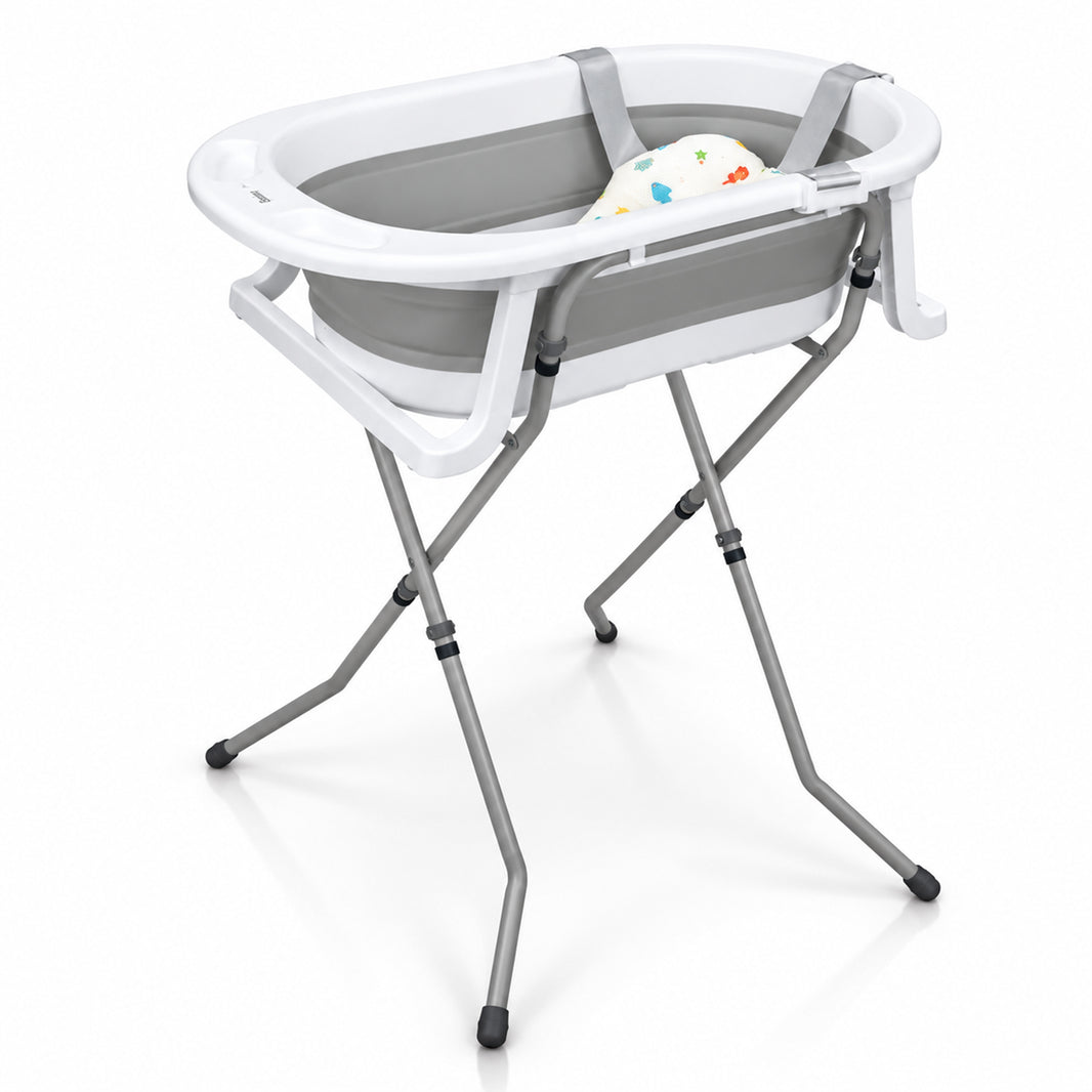 Folding bathtub with legs and Luigi reducer
