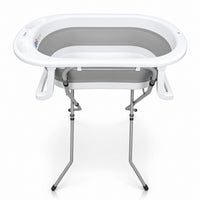 Folding bathtub with legs and Luigi reducer