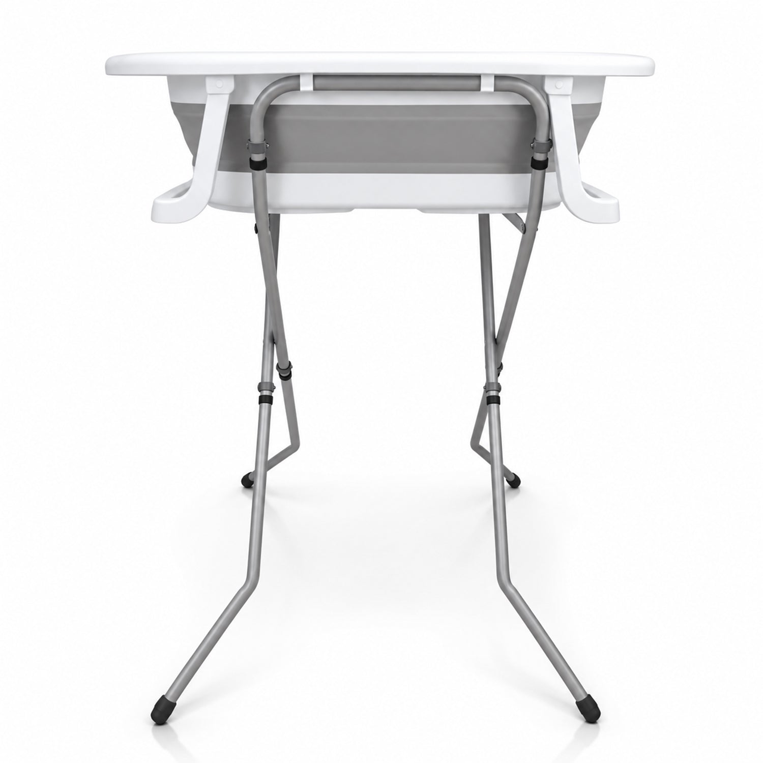 Folding bathtub with legs and Luigi reducer