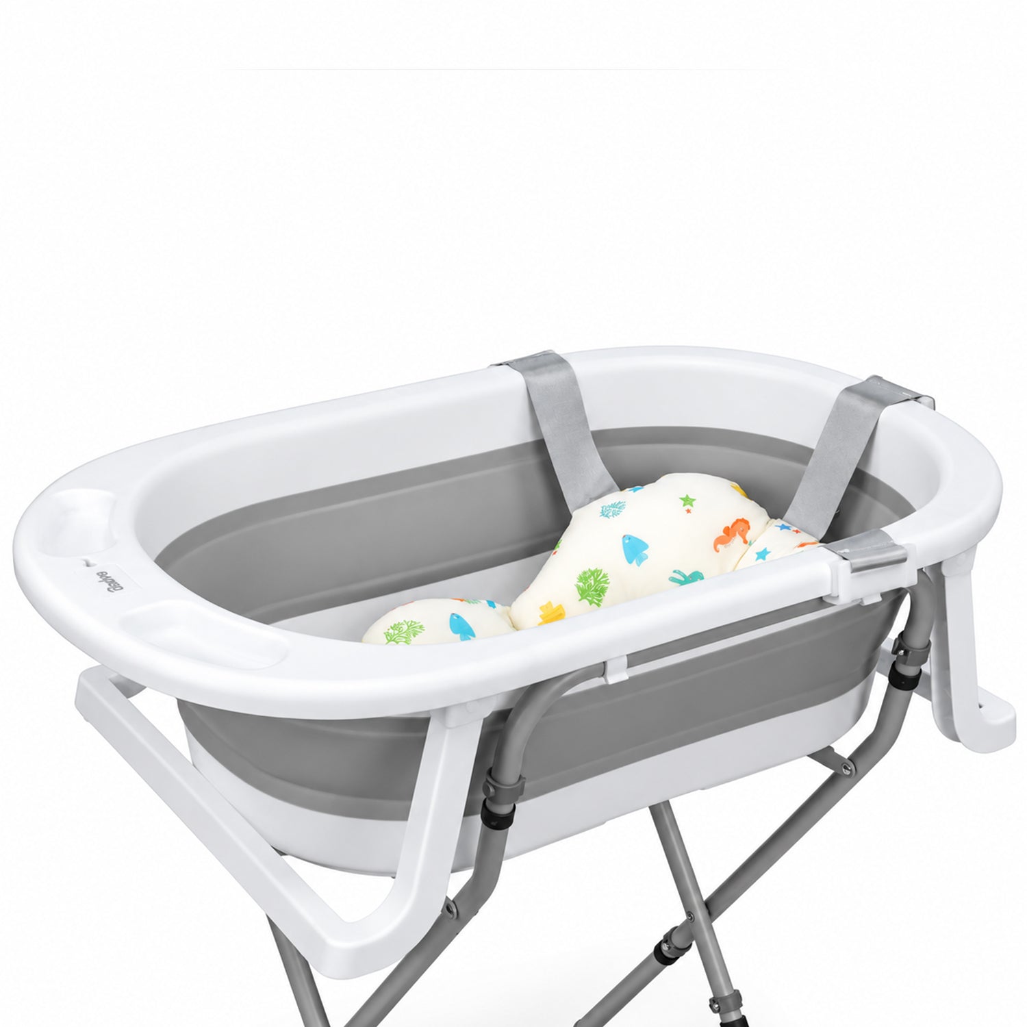 Folding bathtub with legs and Luigi reducer