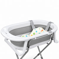 Folding bathtub with legs and Luigi reducer