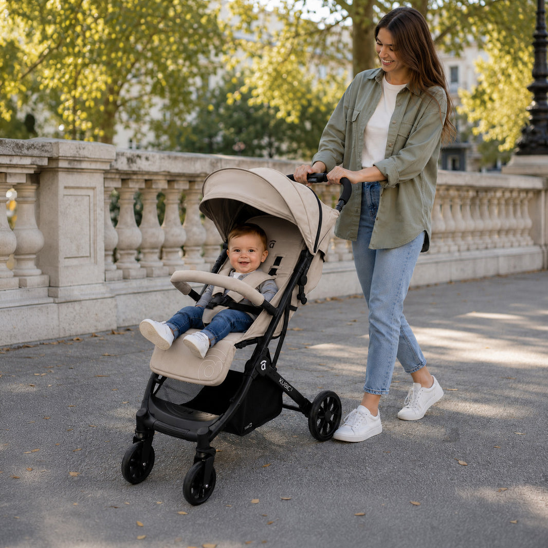 STROLLER KUBIC 2 BEIGE