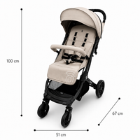 STROLLER KUBIC 2 BEIGE