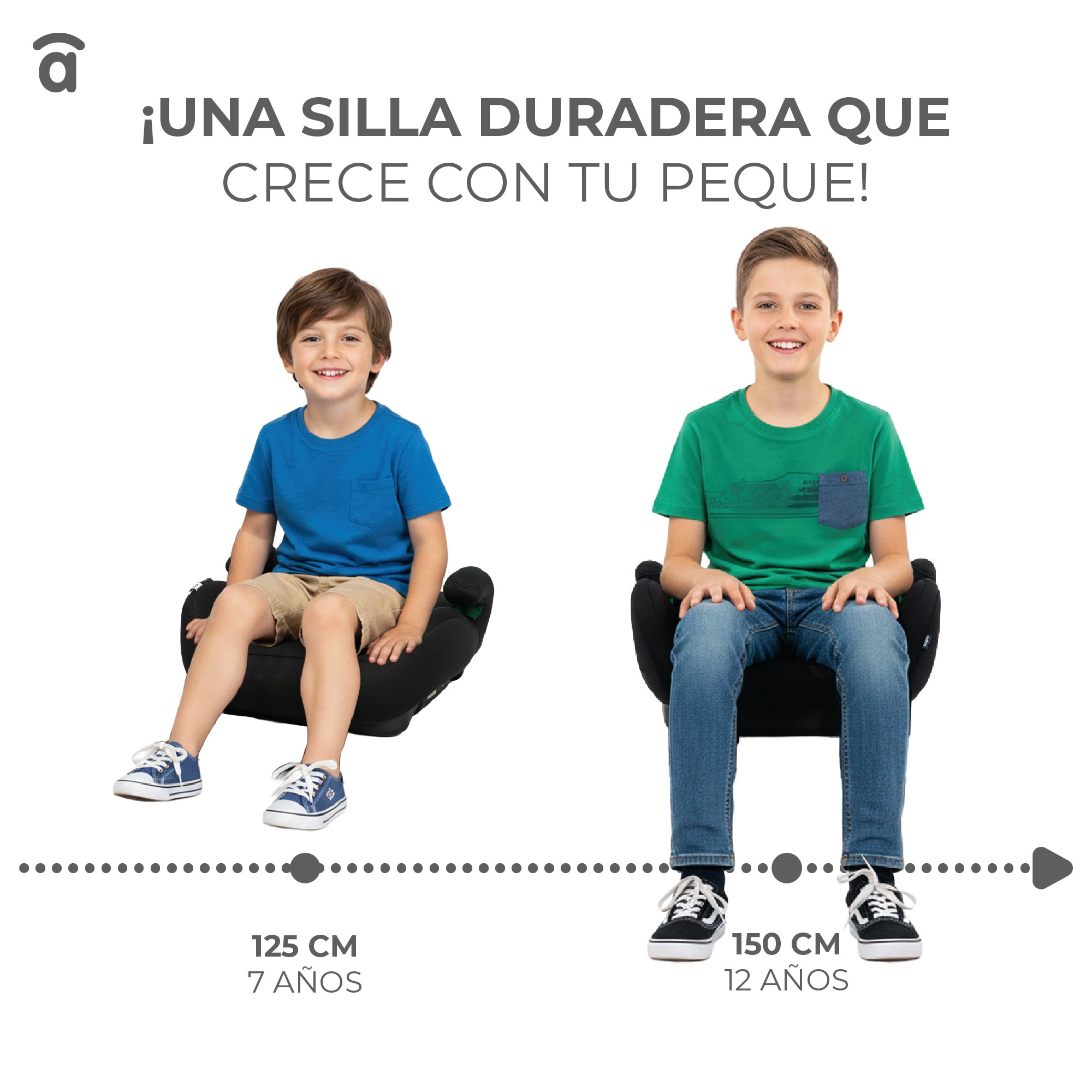 Silla de Auto I-Size Pamy negro