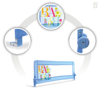 150cm 2-1 Bed Barrier for Nest or Standard Baby Bed Light Blue