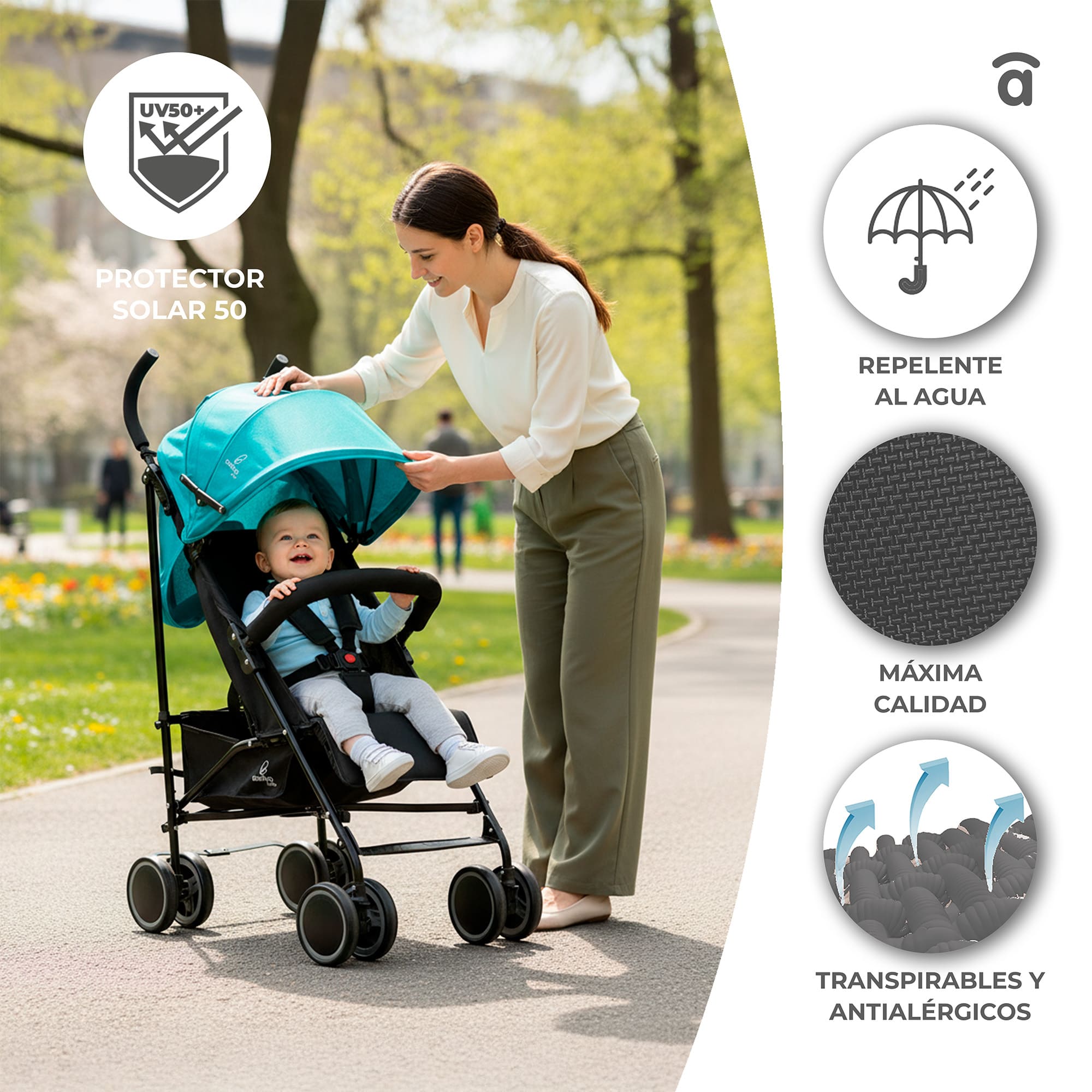 Tokyo Anthracite stroller