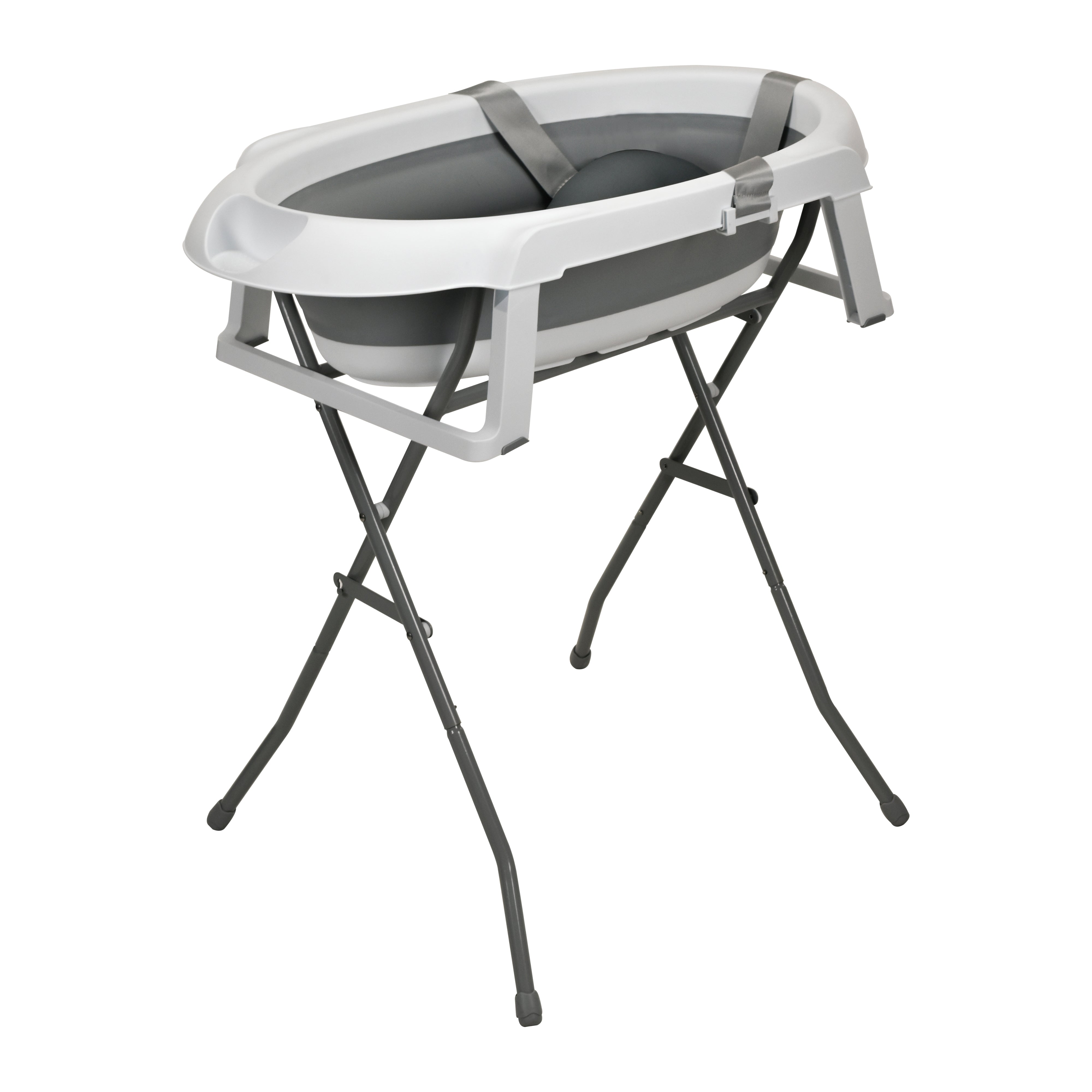 Folding bathtub with legs and Luigi reducer