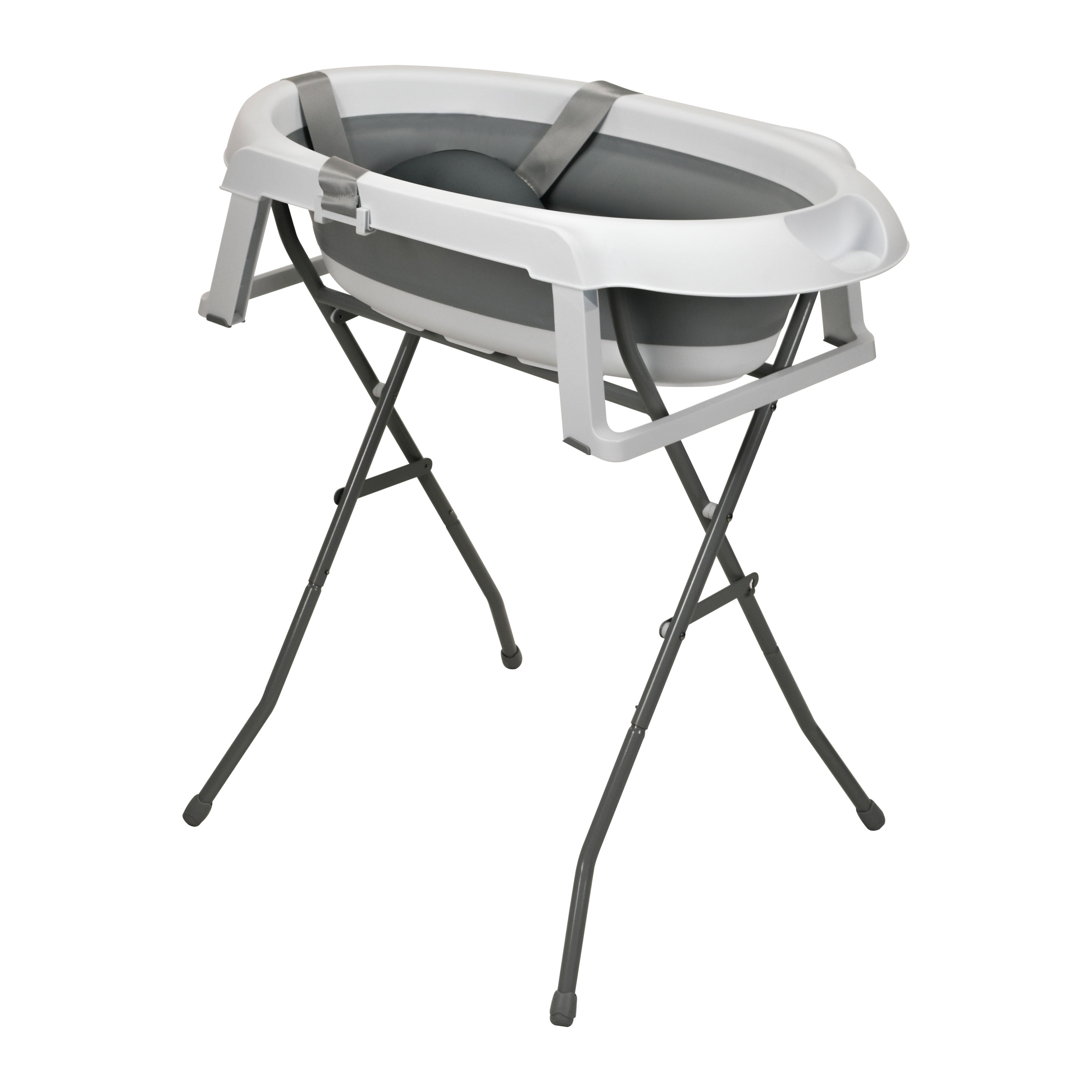 Folding bathtub with legs and Luigi reducer