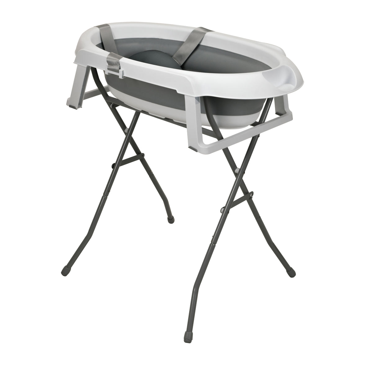 Folding bathtub with legs and Luigi reducer