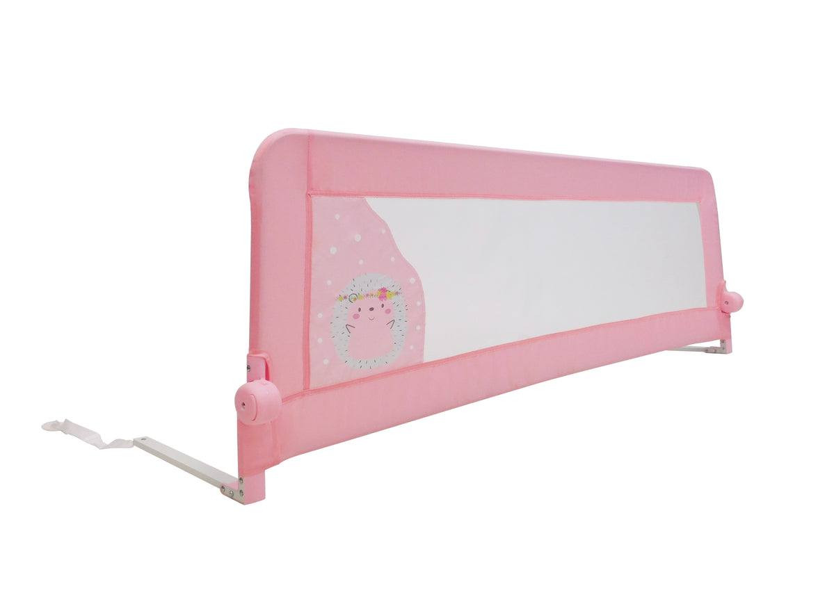 Barrera de cama 2-1  de 150cm para cama Nido o Standard Erizo Rosa