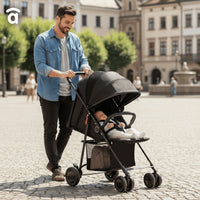 Carrinho de passeio preto nova