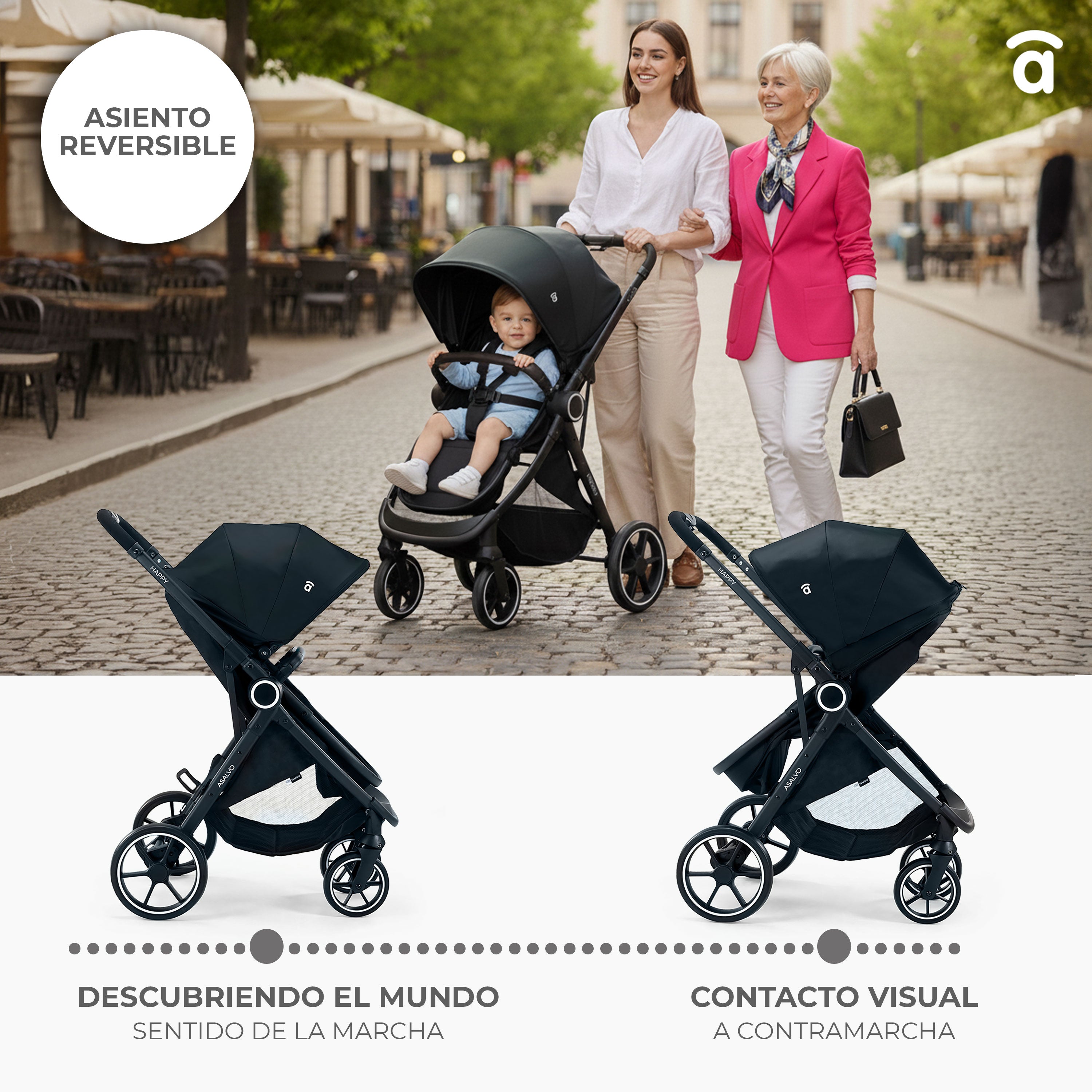 Beige Happy Convertible Trio