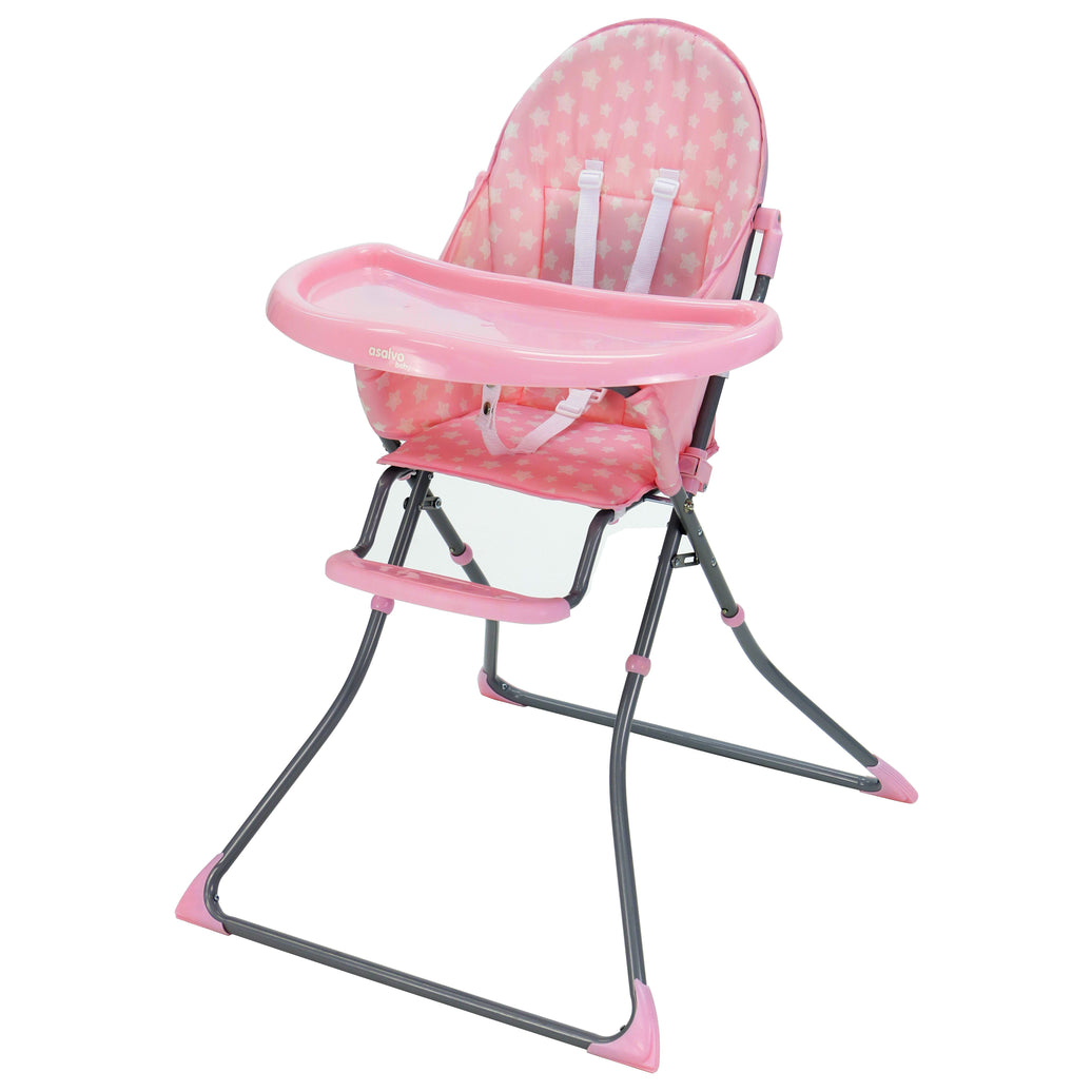 Pink Stars Quick Highchair