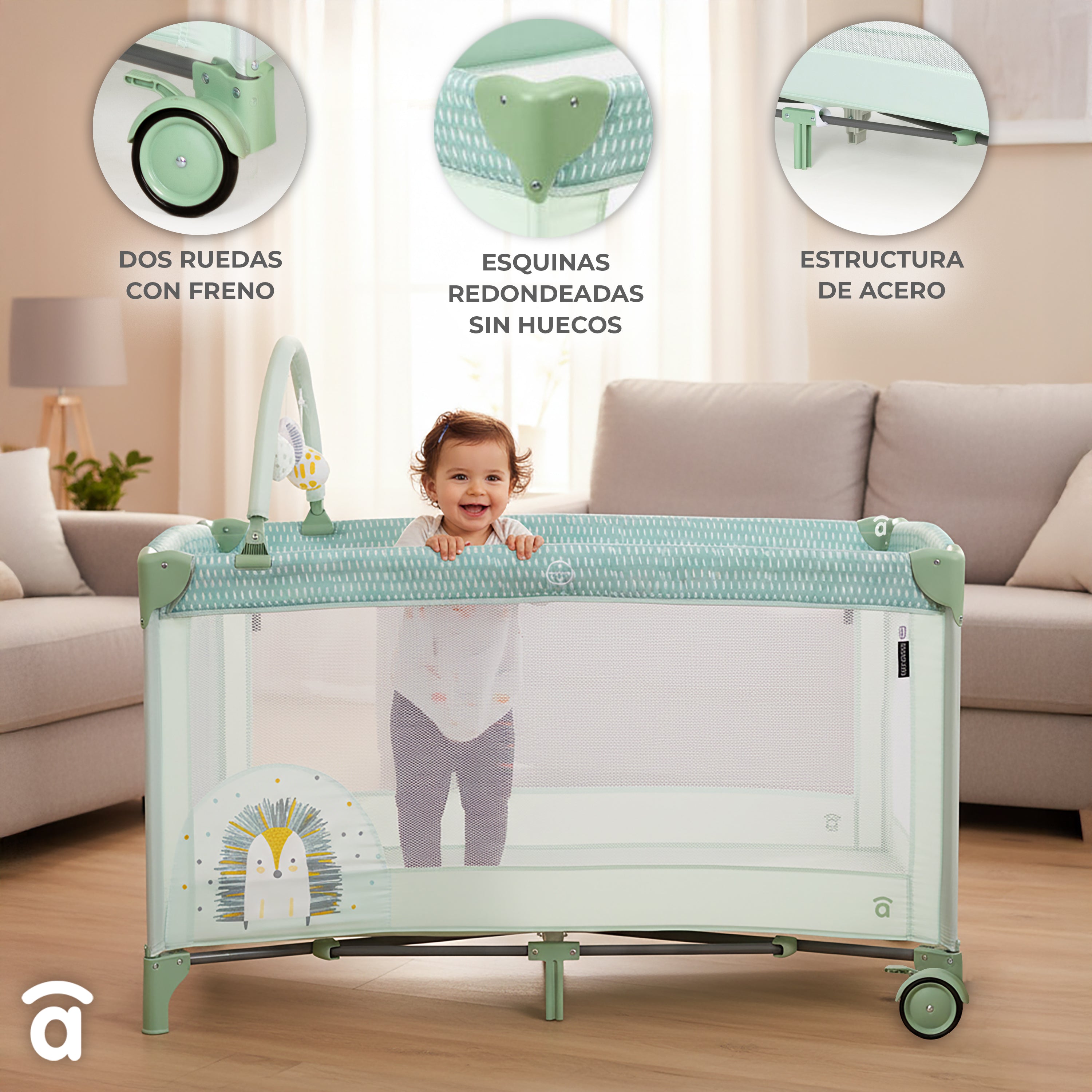 Berço de viagem Completet Duo Coruja