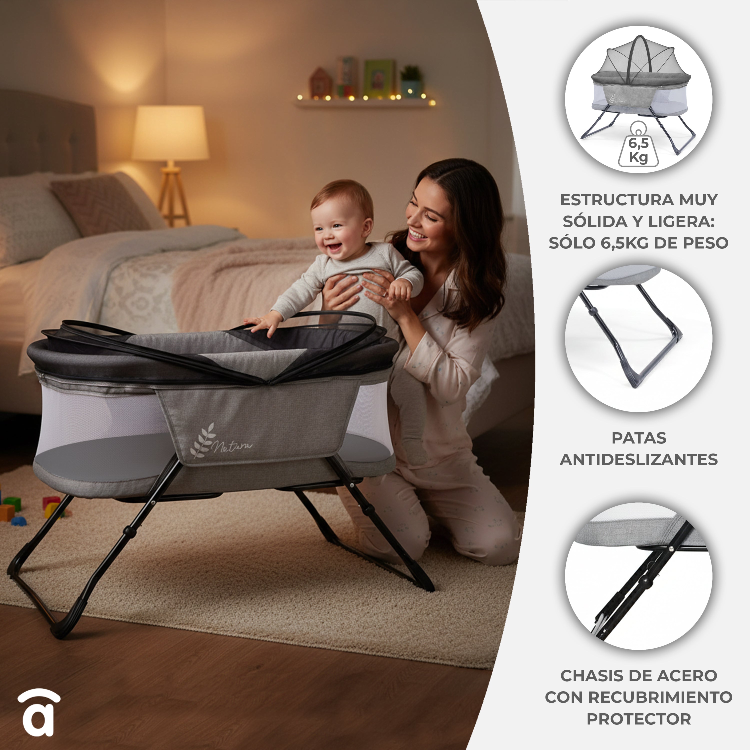 Mini berceau pliant Trip Natura