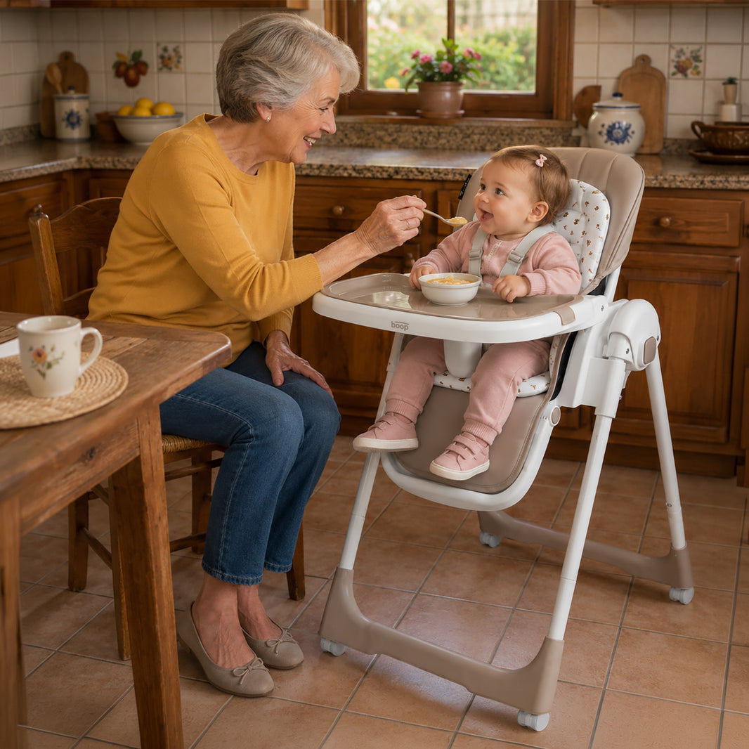 Rice Beige Highchair