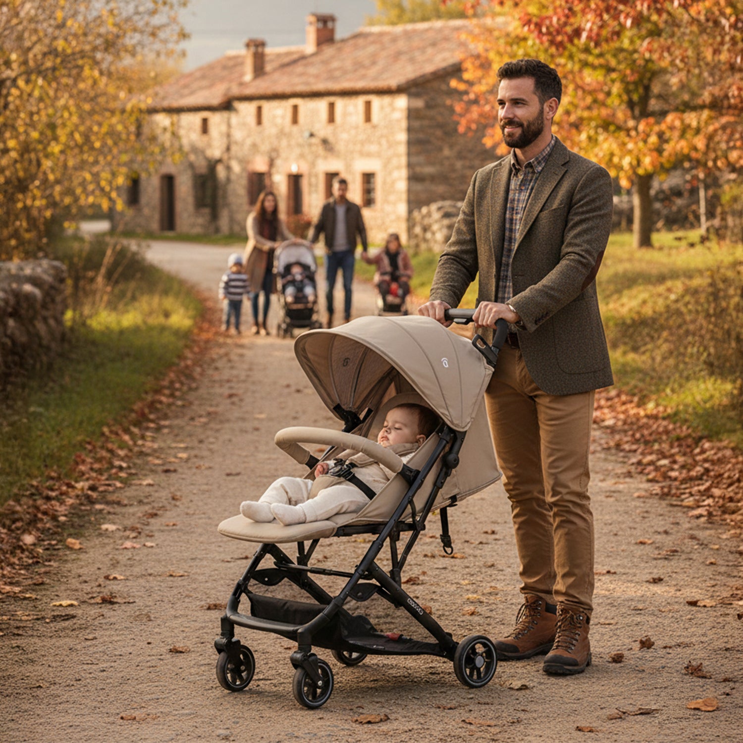 Silla de paseo Tumbuctú beige