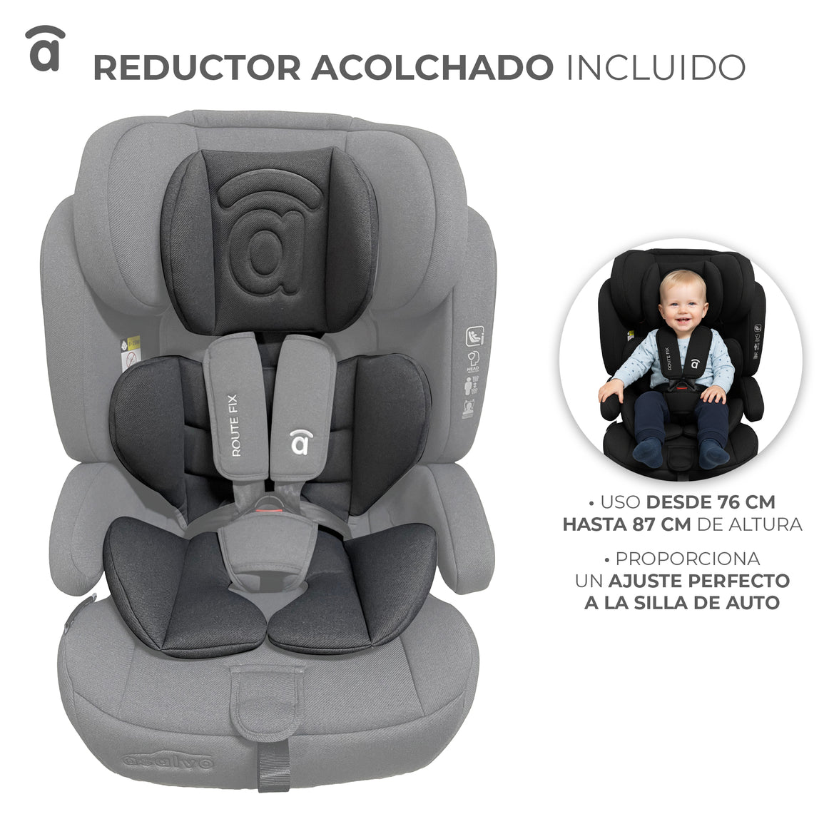 Silla de Auto RouteFix Negro