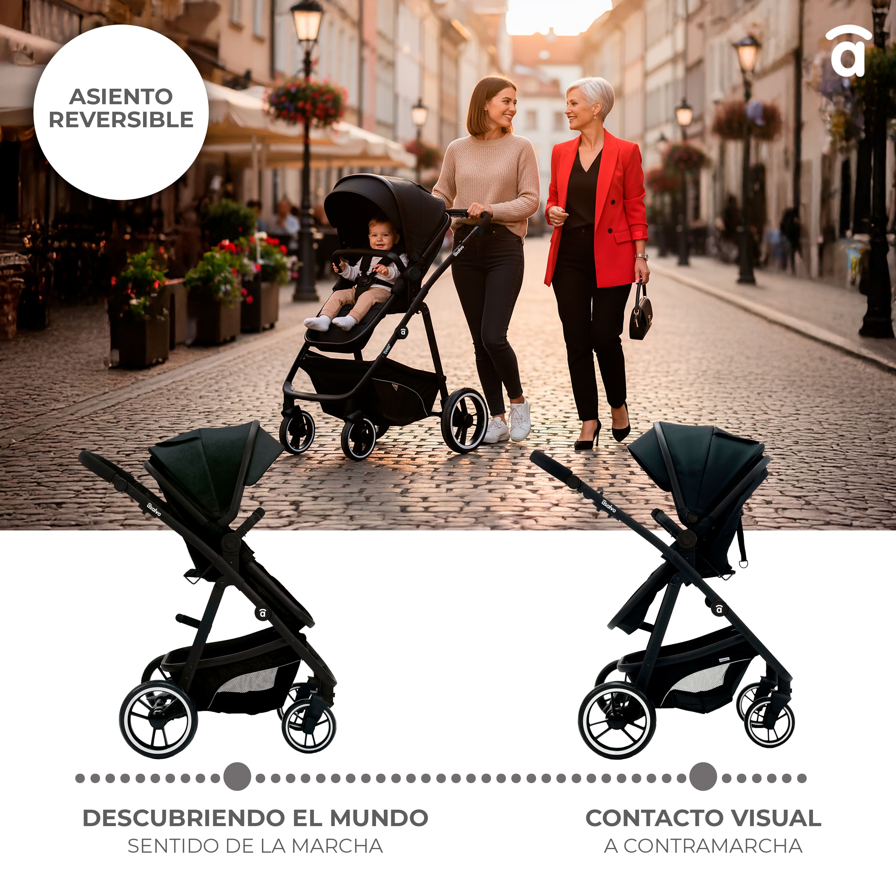 Convertible Trio Two+ 2 Beige