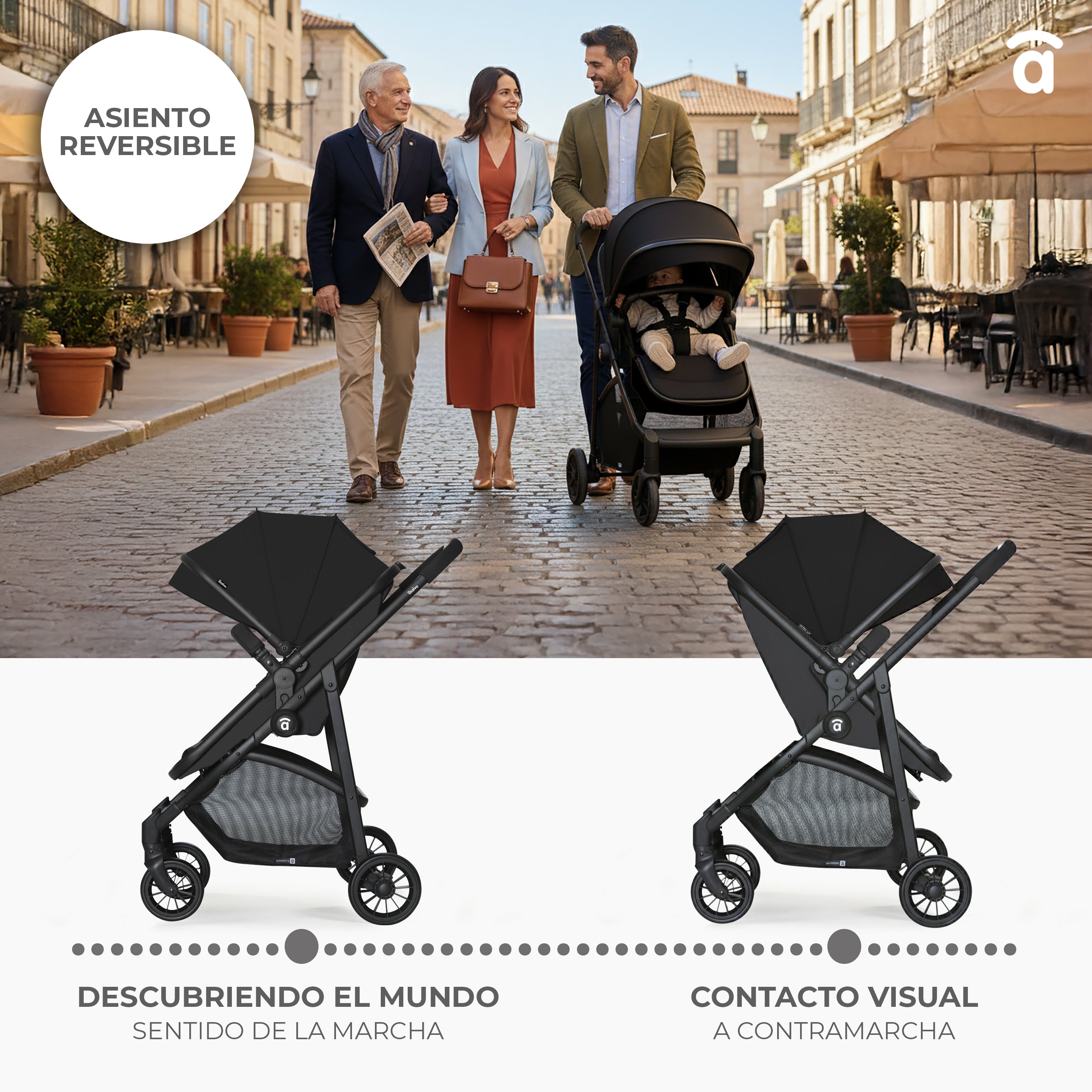 Gray Biarritz Convertible Trio