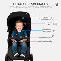 America 3 pink stroller