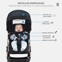 Amsterdam Black Stroller