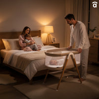 Nidus Beige Mini Crib