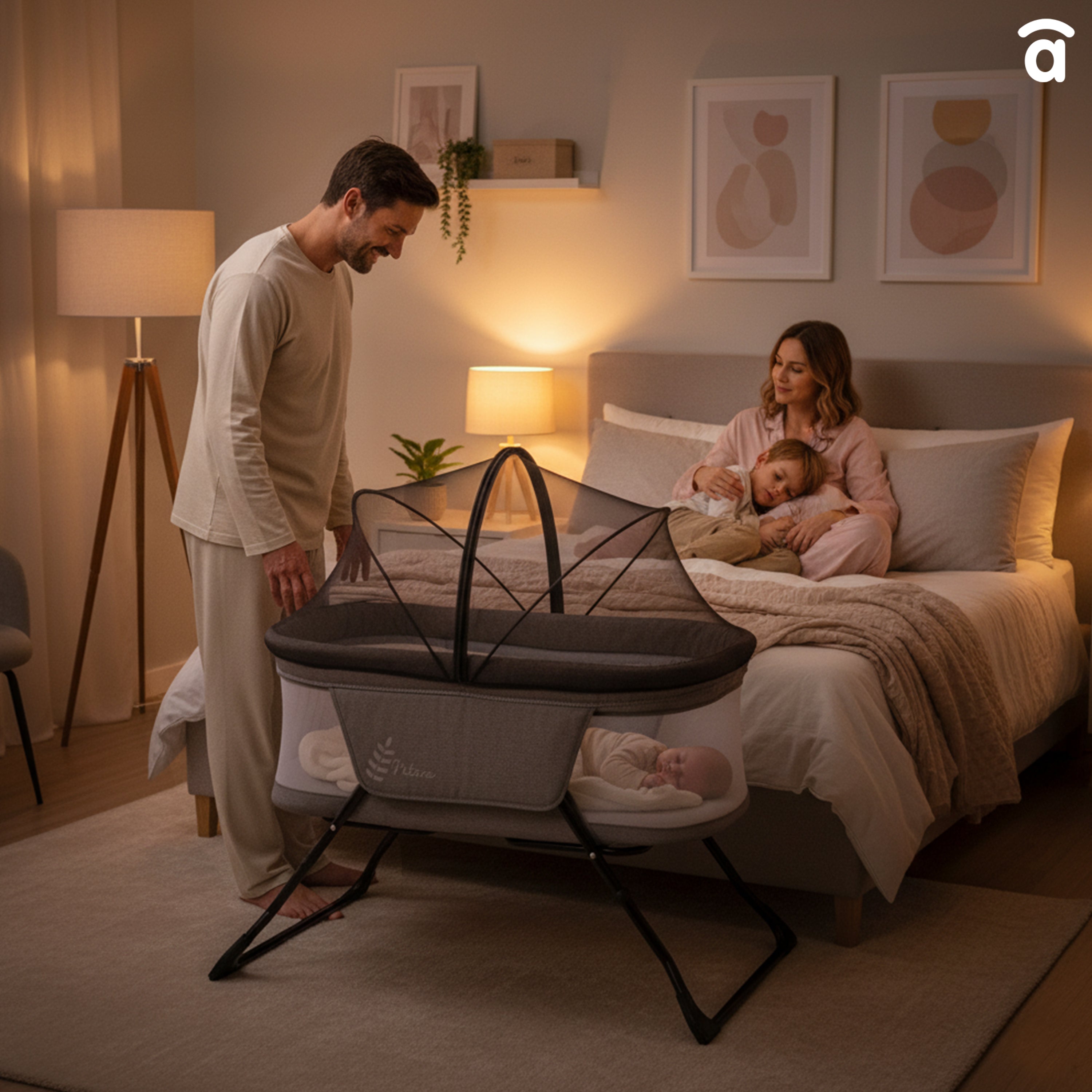 Trip Natura folding mini crib