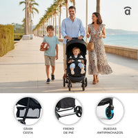 Silla de paseo América 3 rosa