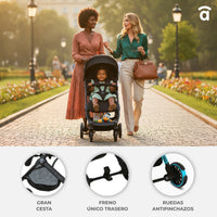 Kubic 2 green stroller