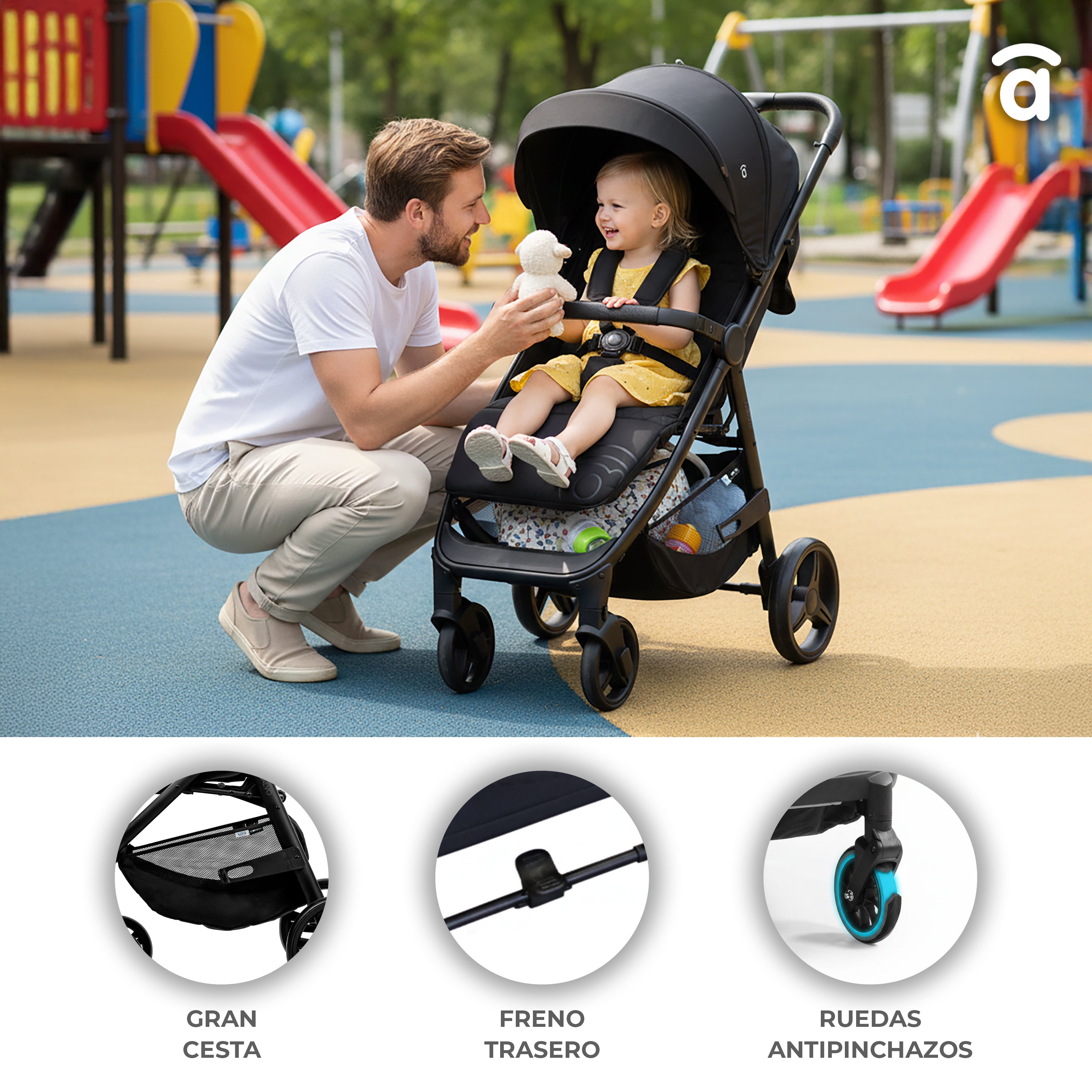 Silla de paseo Iconic Azul