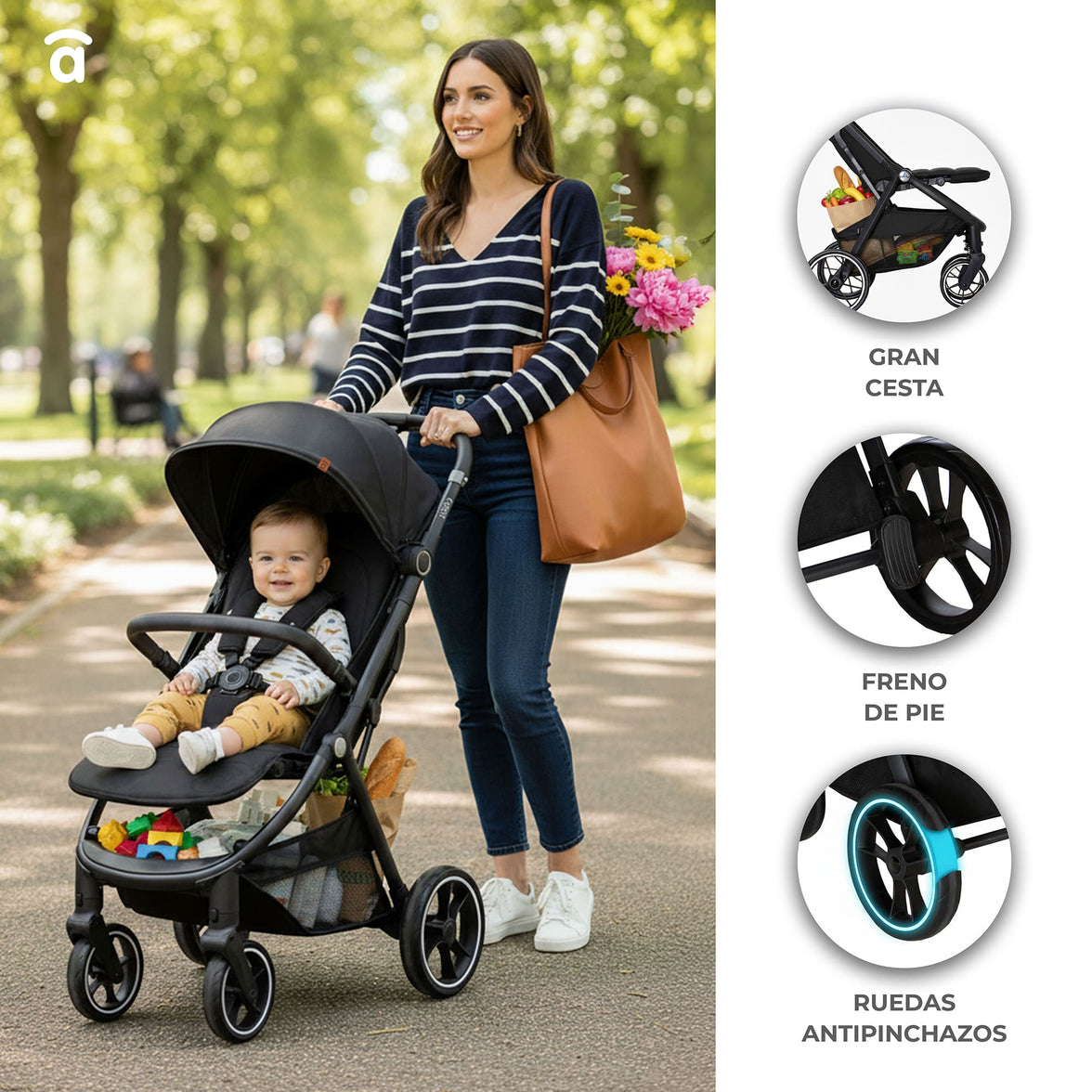 Travel System Kibu negro