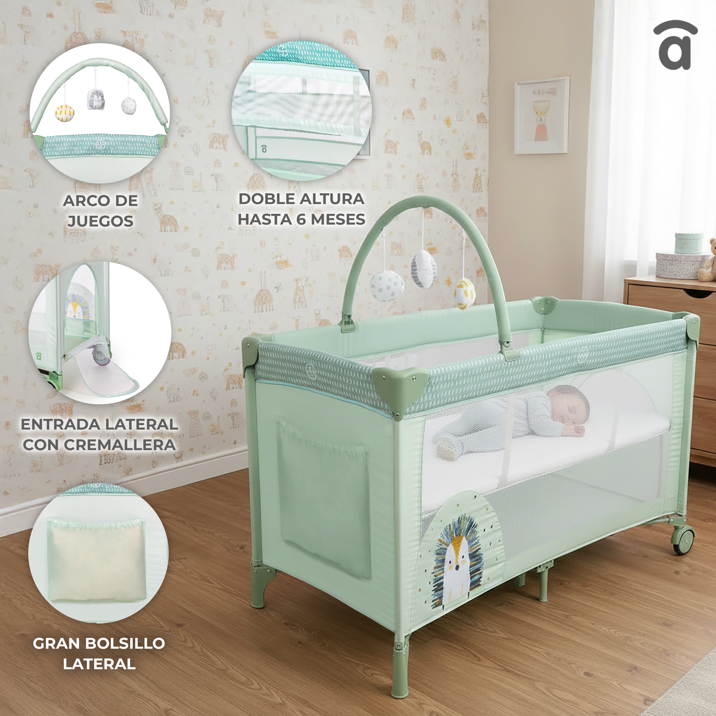 Berço de viagem Completet Duo Coruja