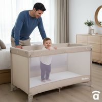 Cuna de Viaje Baleares 2 beige