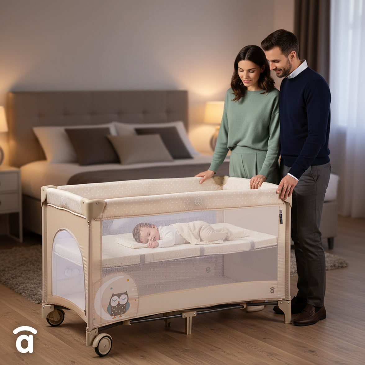 Berço de viagem Completet Duo Coruja