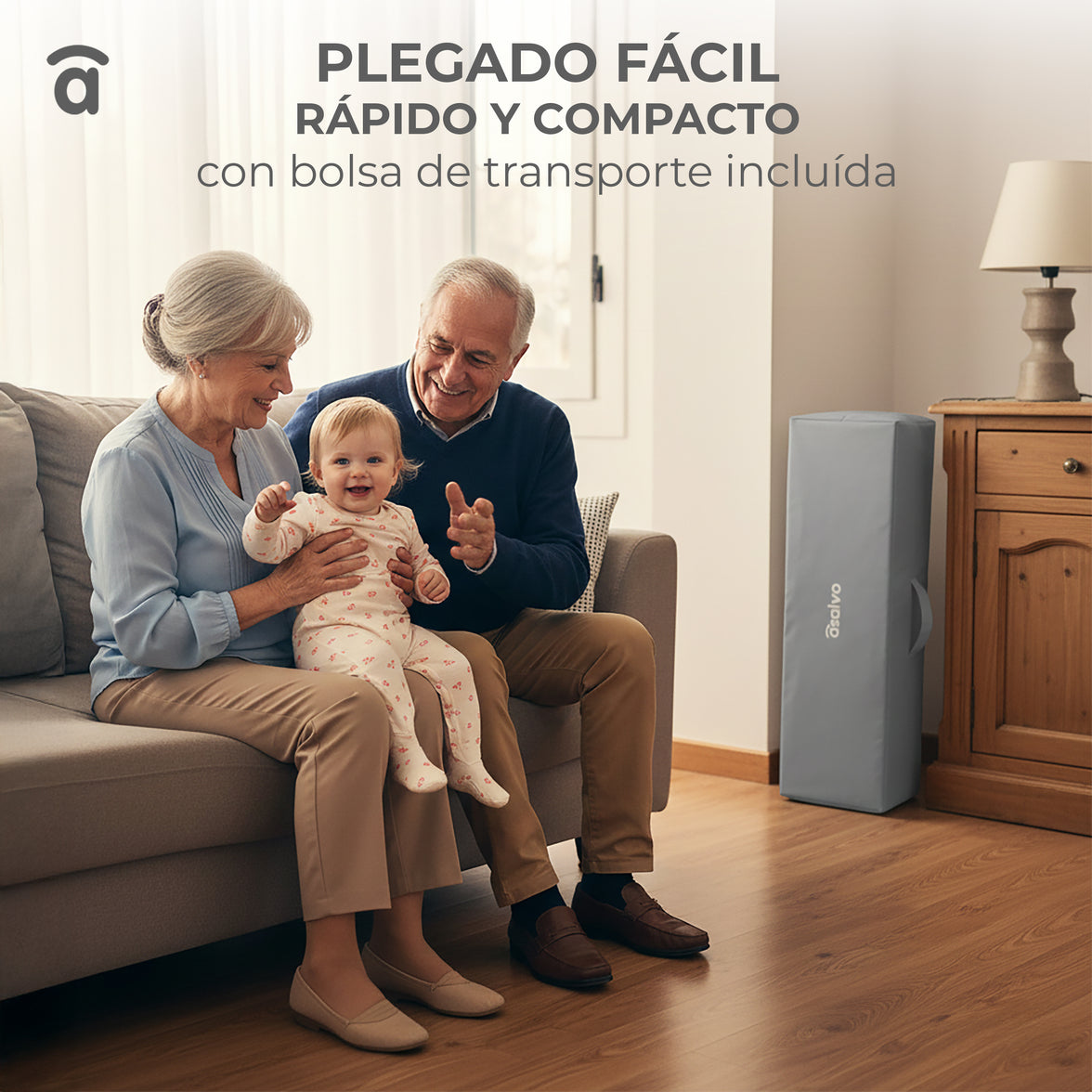 Balearic Travel Crib 2 gray