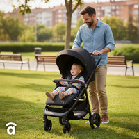 Poussette noire emblématique