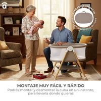 Mini Berço Nidus 2 Bege