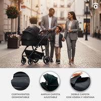 Convertible Trio Two+ 2 Black