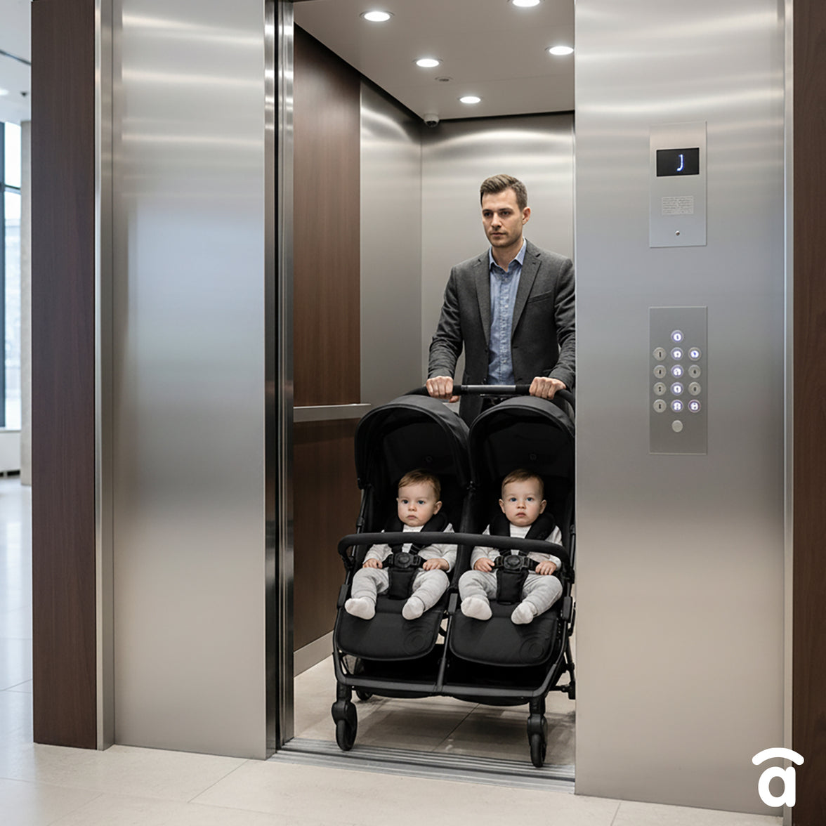 Carrinho Duplo Henry Preto