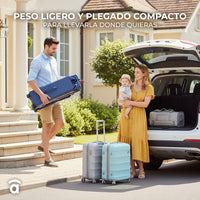 Cuna de viaje Creta gris