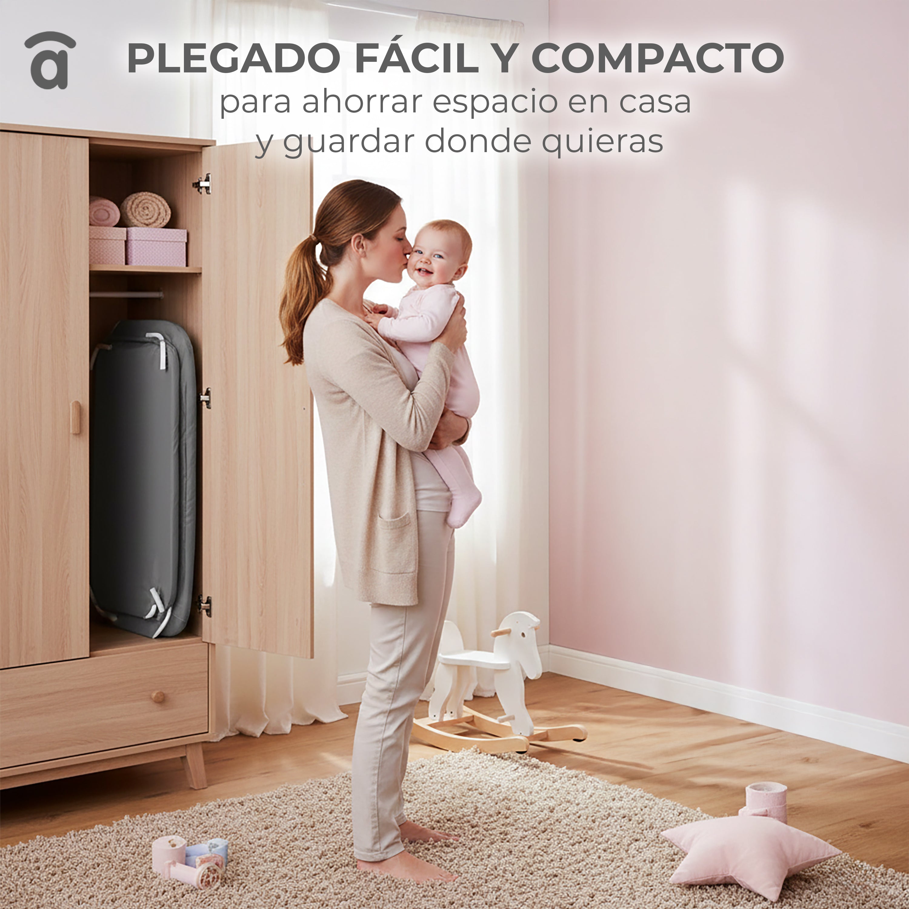 Minicuna de colecho Smart beige