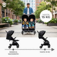 Carrinho Duplo Henry Preto