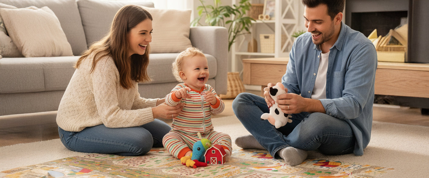 6–18 meses · Juego, movimiento y paseo