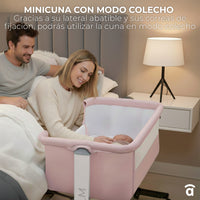 Calm Gray Co-Sleeping Mini Crib