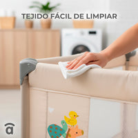 Smooth Animalia Travel Crib