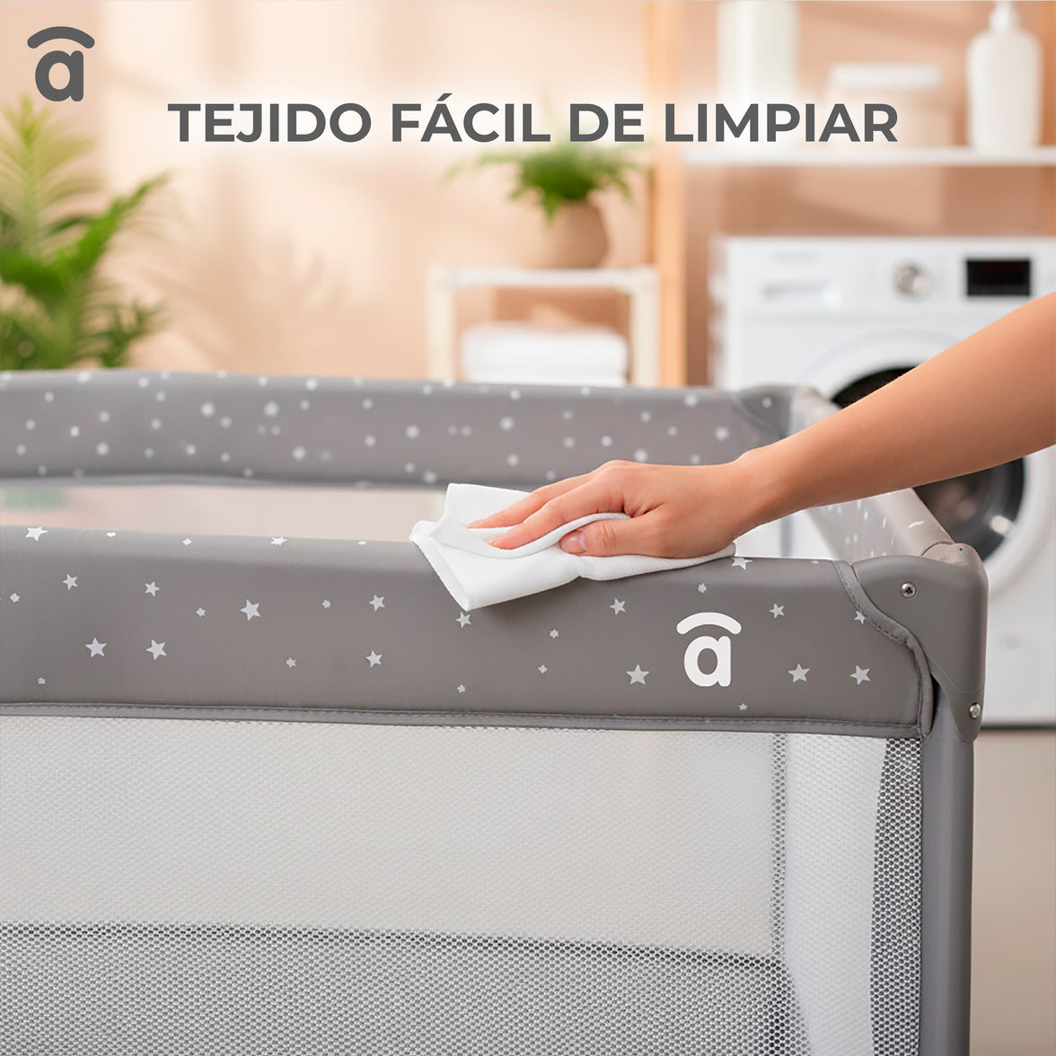 Balearic Travel Crib 2 gray