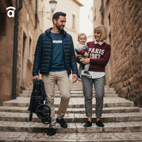 Poussette noire emblématique