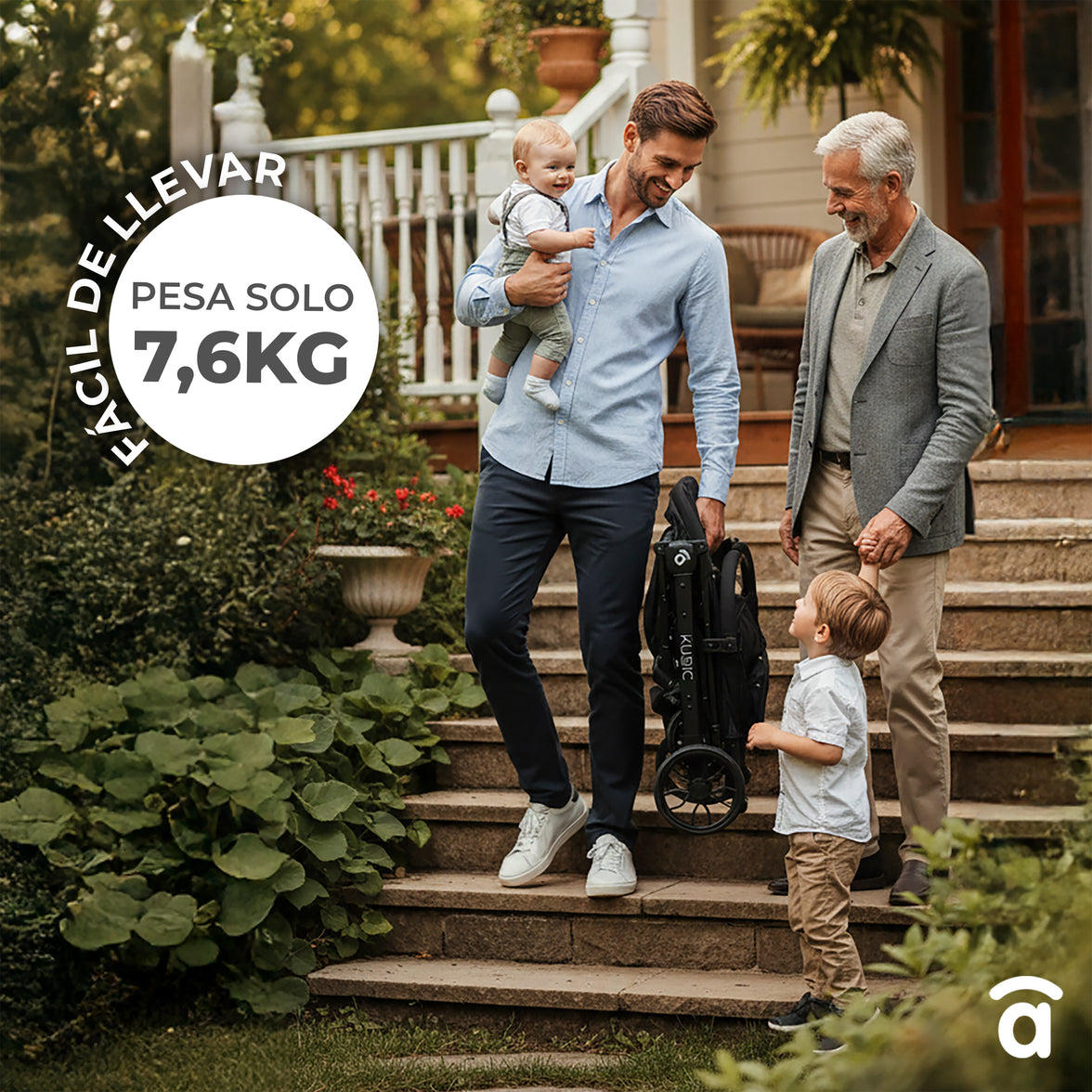 Kubic 2 green stroller