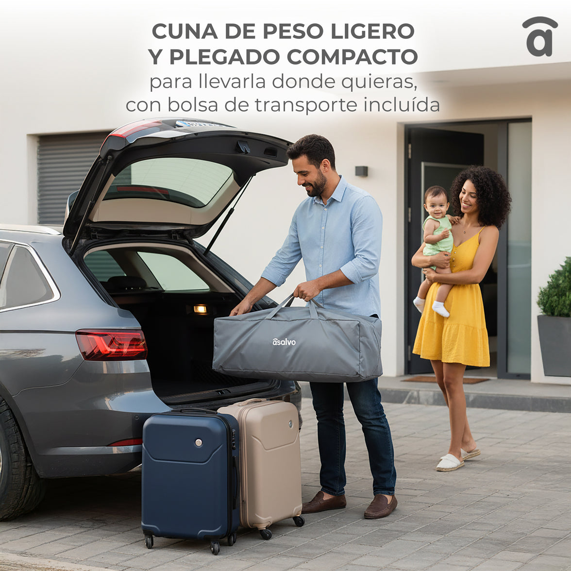 Cuna de viaje Completa Paraguas